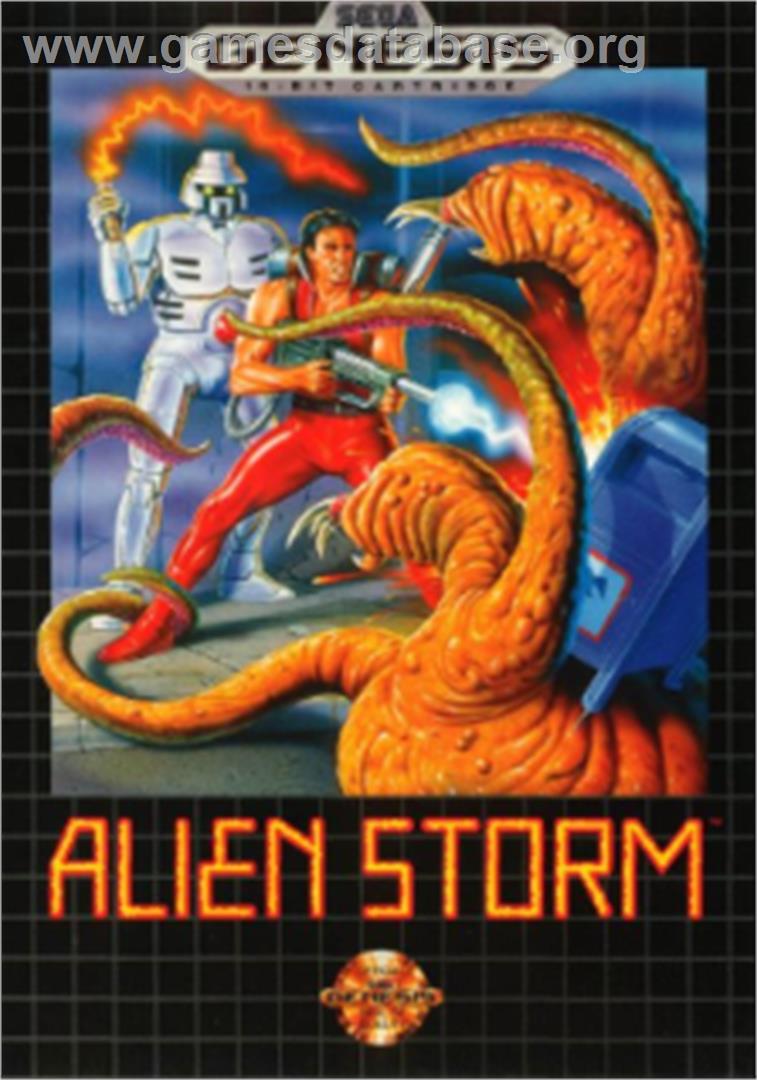 Alien Storm - Sega Nomad - Artwork - Box