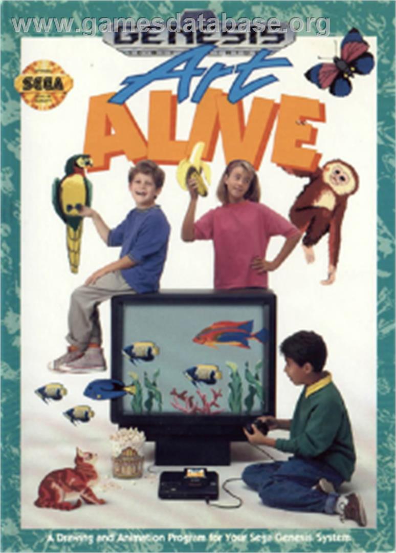 Art Alive! - Sega Nomad - Artwork - Box