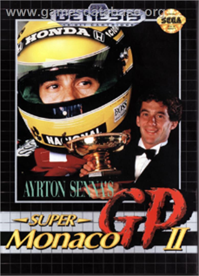 Ayrton Senna's Super Monaco GP 2 - Sega Nomad - Artwork - Box