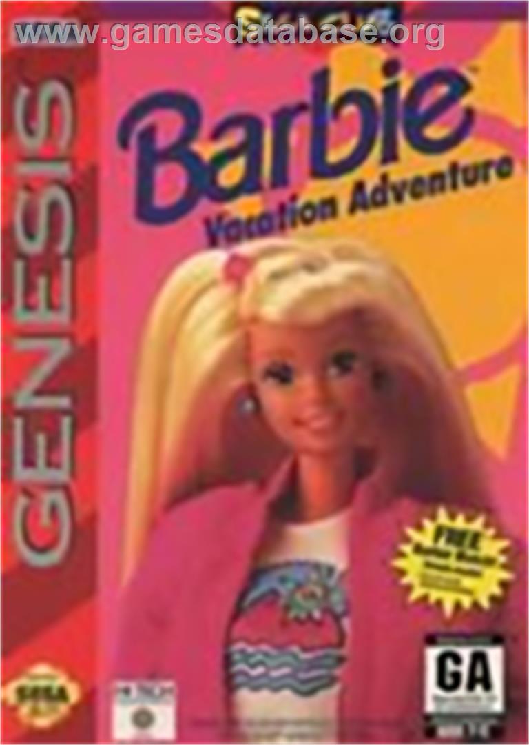 Barbie Vacation Adventure - Sega Nomad - Artwork - Box
