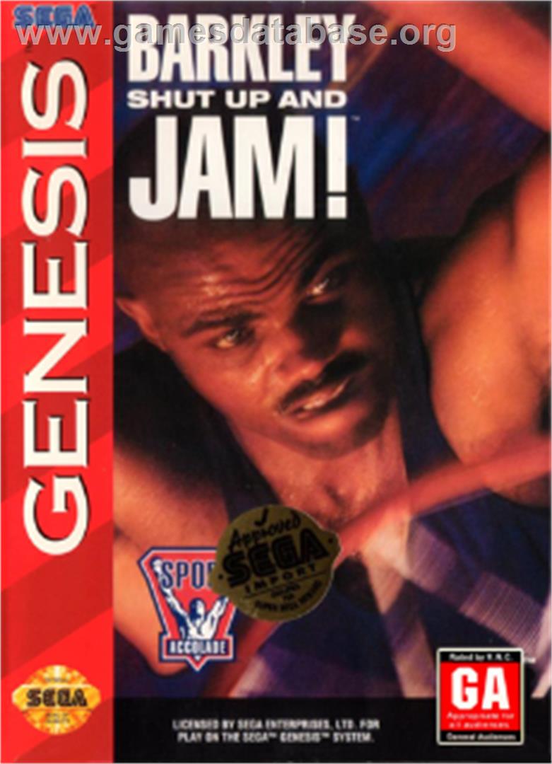 Barkley: Shut Up and Jam - Sega Nomad - Artwork - Box