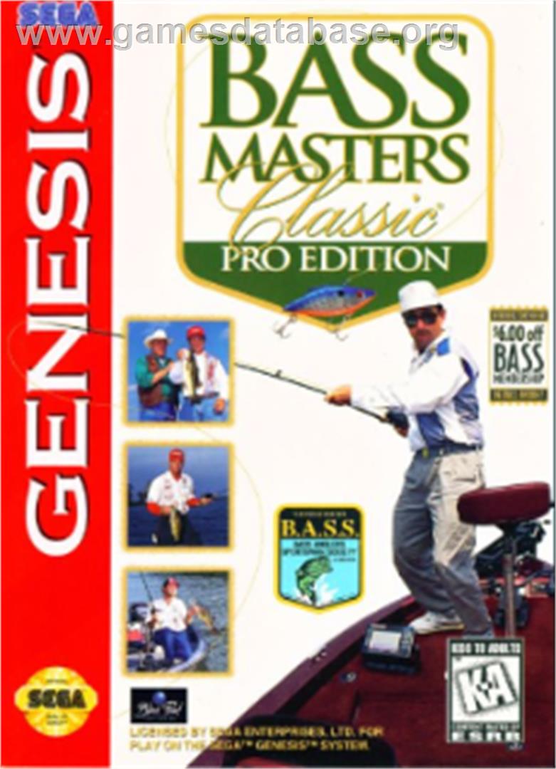 Bass Masters Classic - Pro Edition - Sega Nomad - Artwork - Box