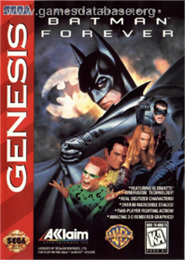 Batman Forever - Sega Nomad - Artwork - Box