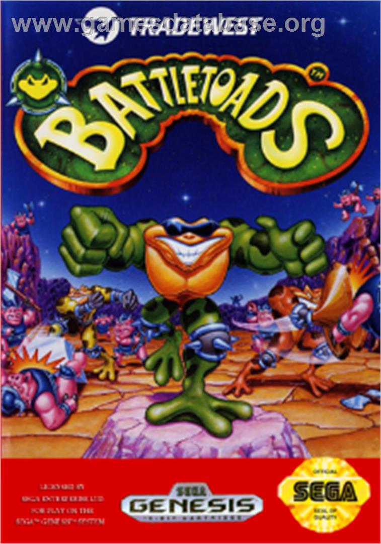 Battletoads - Sega Nomad - Artwork - Box