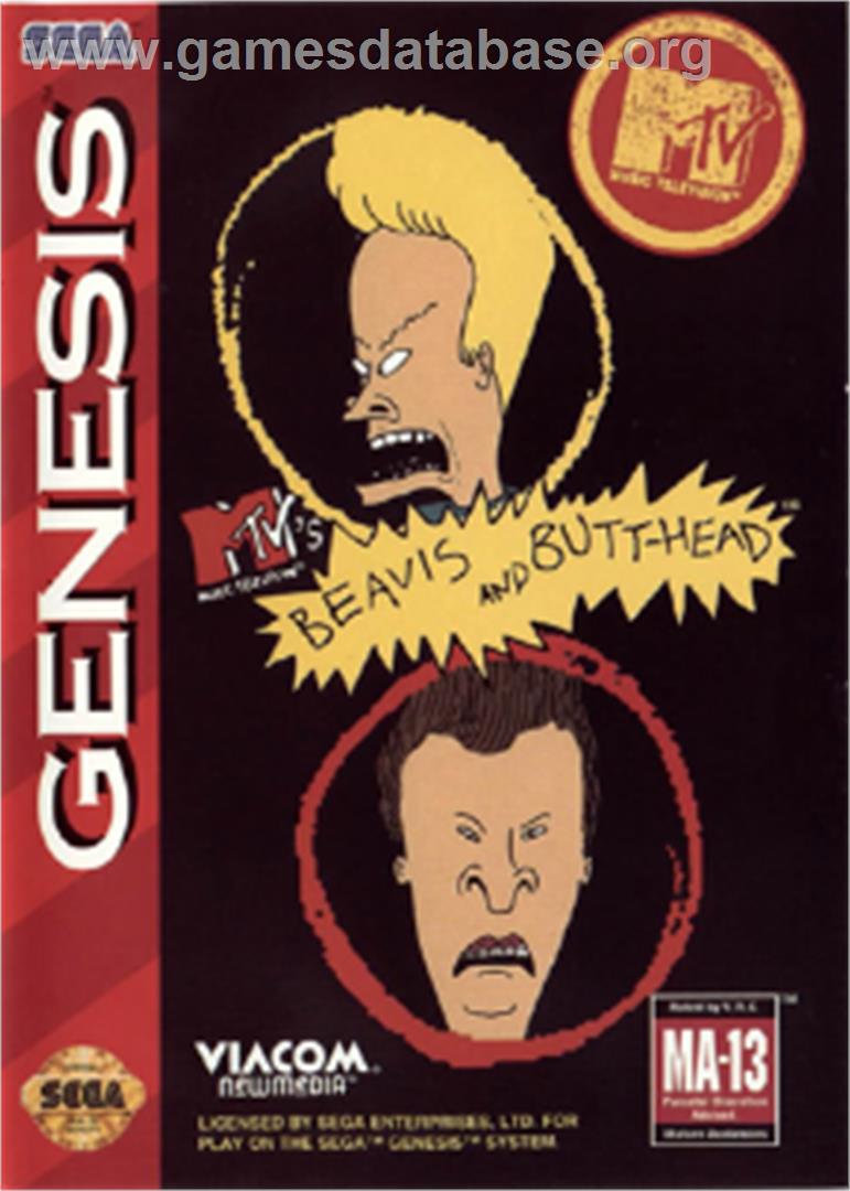 Beavis and Butt-head - Sega Nomad - Artwork - Box