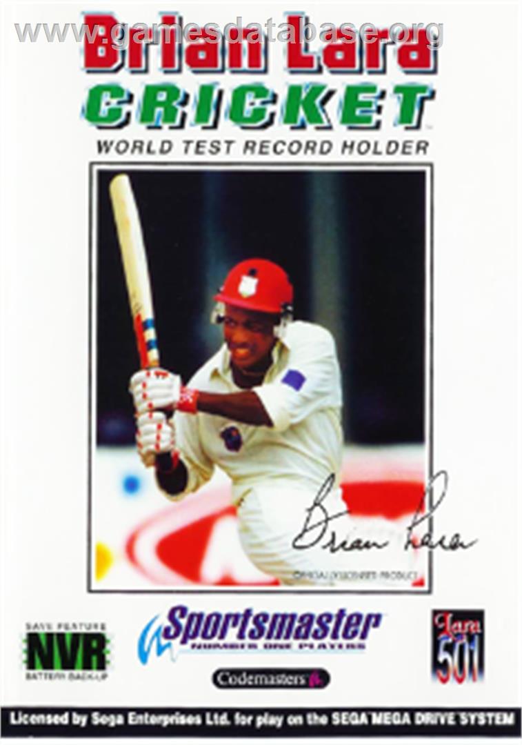 Brian Lara Cricket - Sega Nomad - Artwork - Box