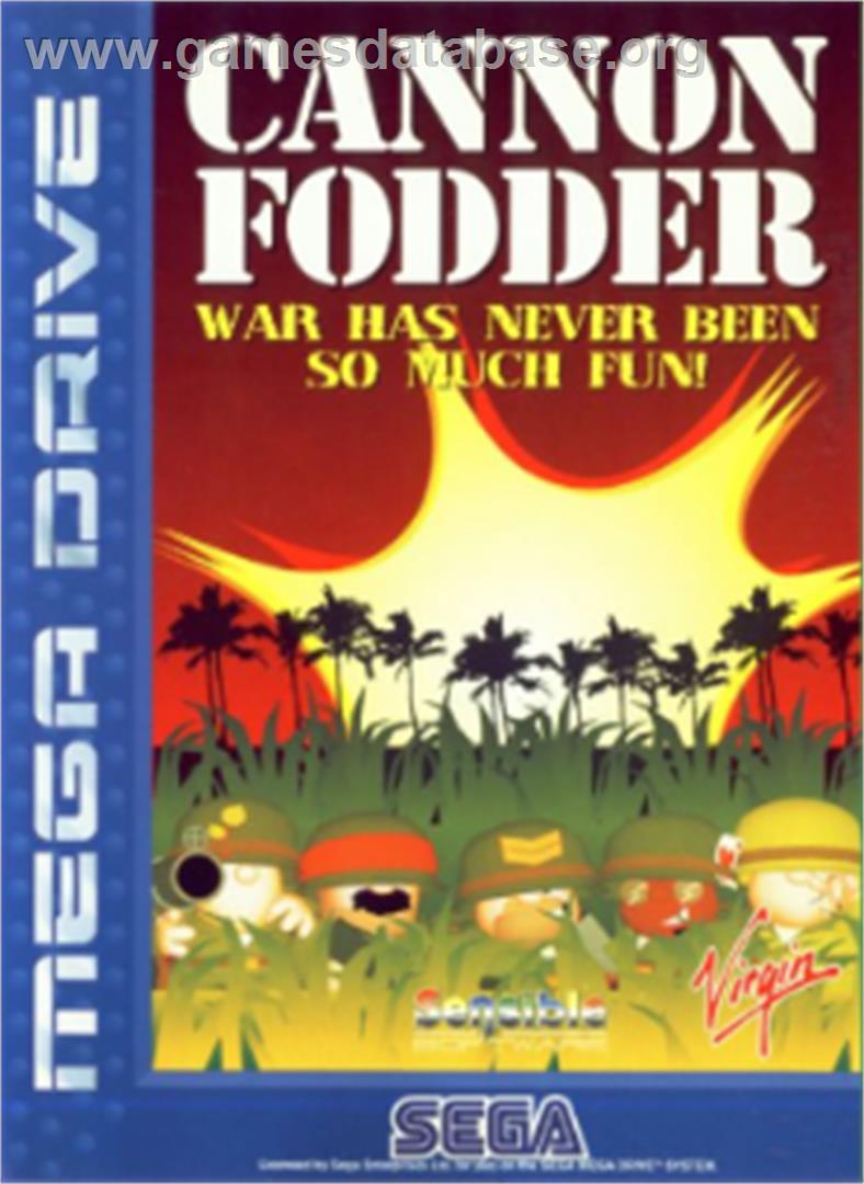 Cannon Fodder - Sega Nomad - Artwork - Box