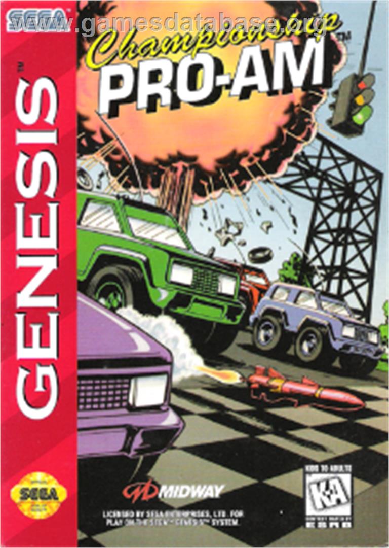 Championship Pro-am - Sega Nomad - Artwork - Box