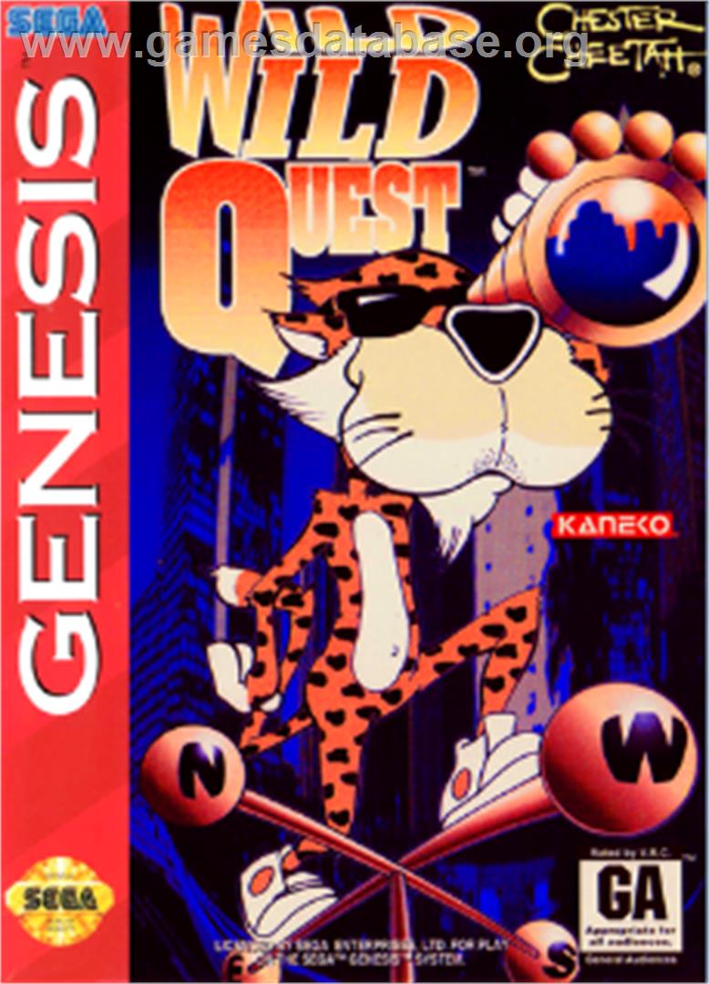Chester Cheetah: Wild Wild Quest - Sega Nomad - Artwork - Box