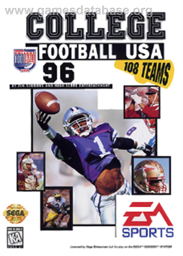 College Football Usa 96 - Sega Nomad - Artwork - Box