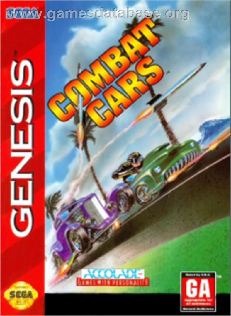 Combat Cars - Sega Nomad - Artwork - Box