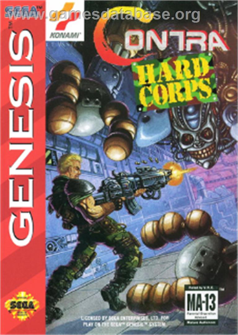 Contra Hard Corps - Sega Nomad - Artwork - Box
