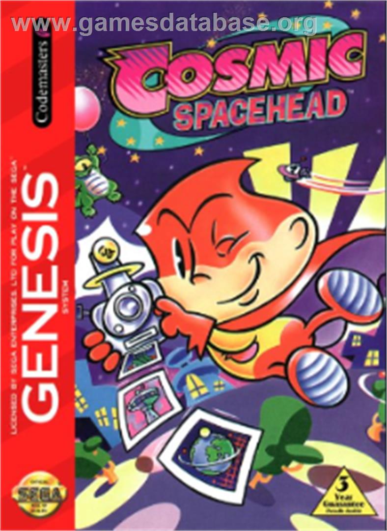 Cosmic Spacehead - Sega Nomad - Artwork - Box