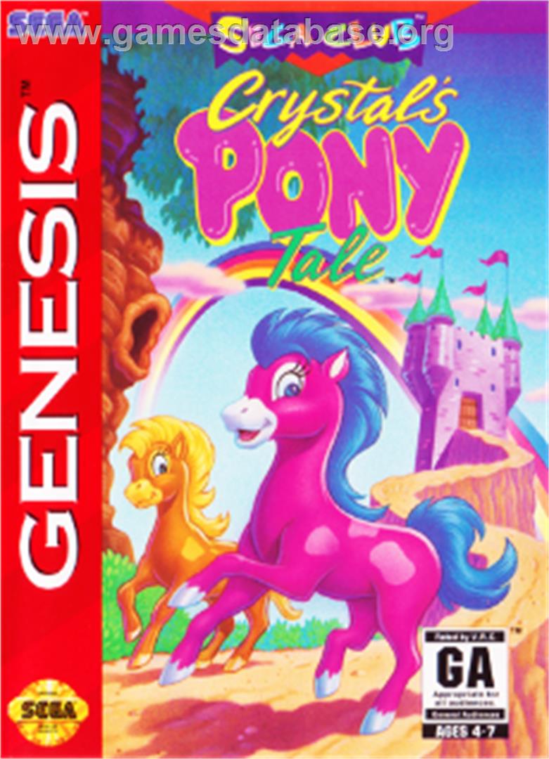 Crystal's Pony Tale - Sega Nomad - Artwork - Box