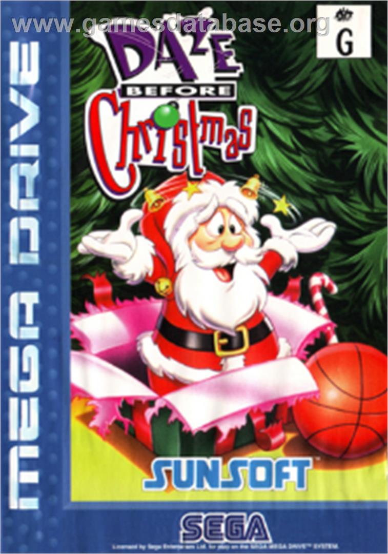 Daze Before Christmas - Sega Nomad - Artwork - Box