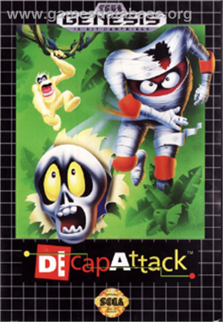 Decap Attack - Sega Nomad - Artwork - Box
