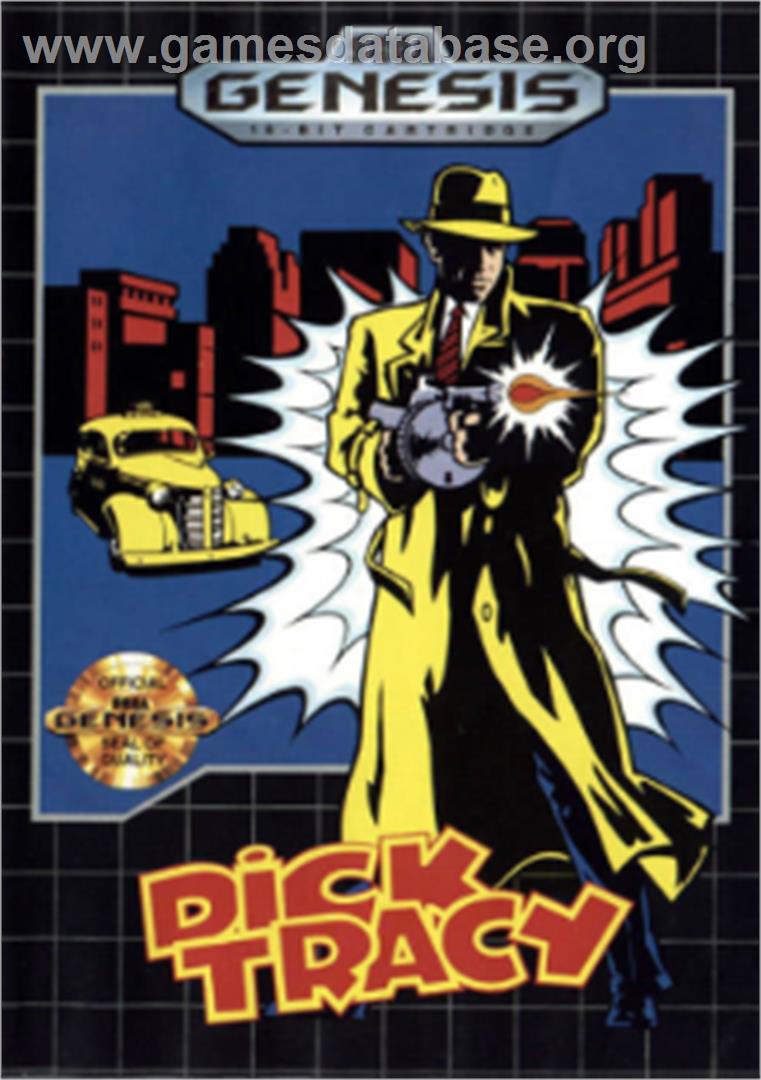 Dick Tracy - Sega Nomad - Artwork - Box