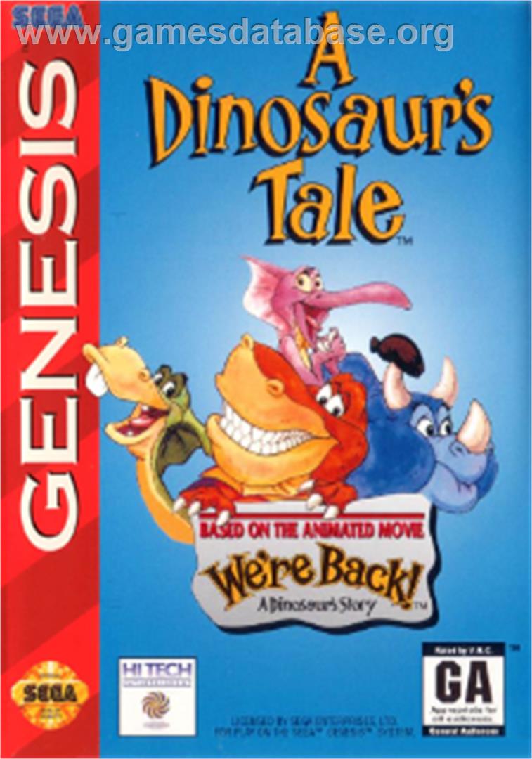 Dinosaur's Tale, A - Sega Nomad - Artwork - Box
