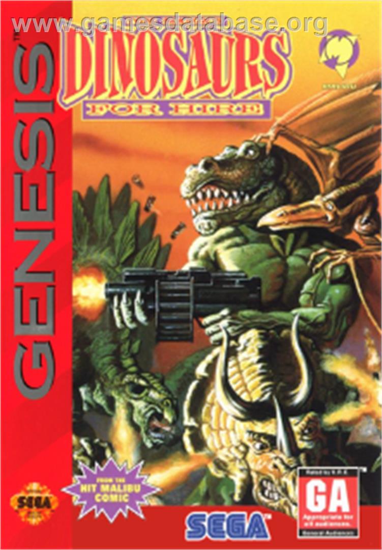 Dinosaurs for Hire - Sega Nomad - Artwork - Box
