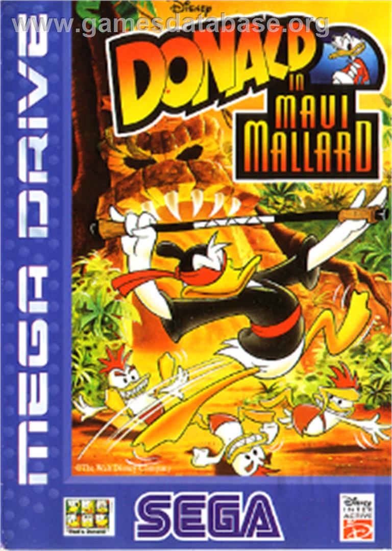 Donald In Maui Mallard - Sega Nomad - Artwork - Box