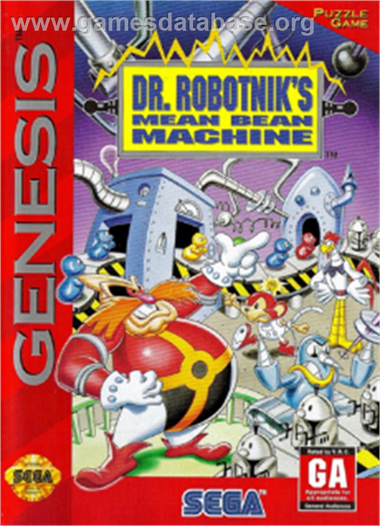 Dr. Robotnik's Mean Bean Machine - Sega Nomad - Artwork - Box