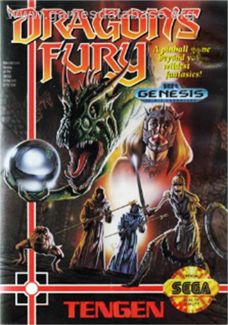 Dragon's Fury - Sega Nomad - Artwork - Box