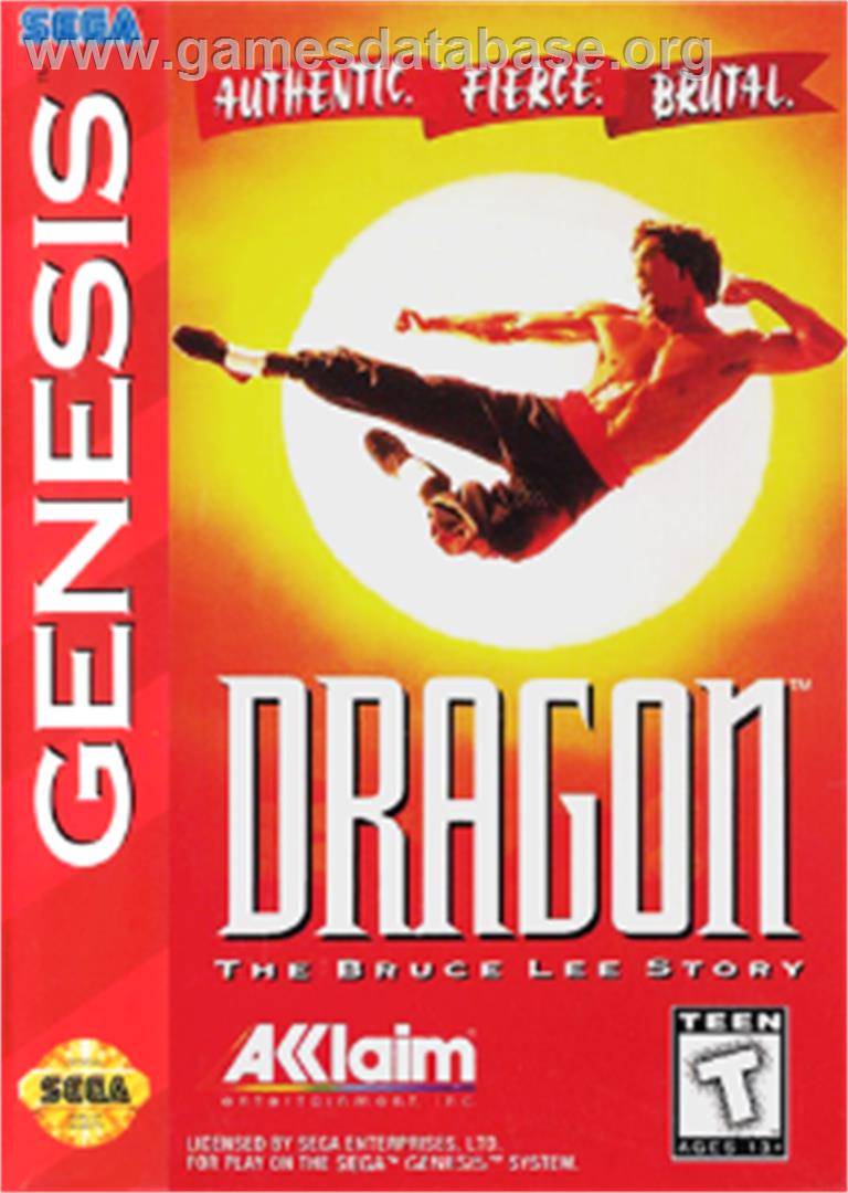 Dragon - The Bruce Lee Story - Sega Nomad - Artwork - Box