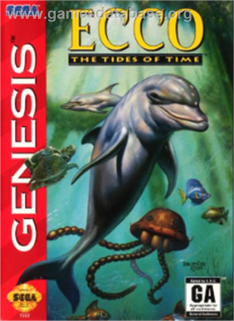 Ecco 2: The Tides of Time - Sega Nomad - Artwork - Box