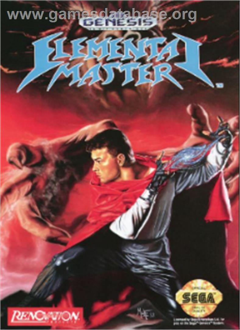 Elemental Master - Sega Nomad - Artwork - Box