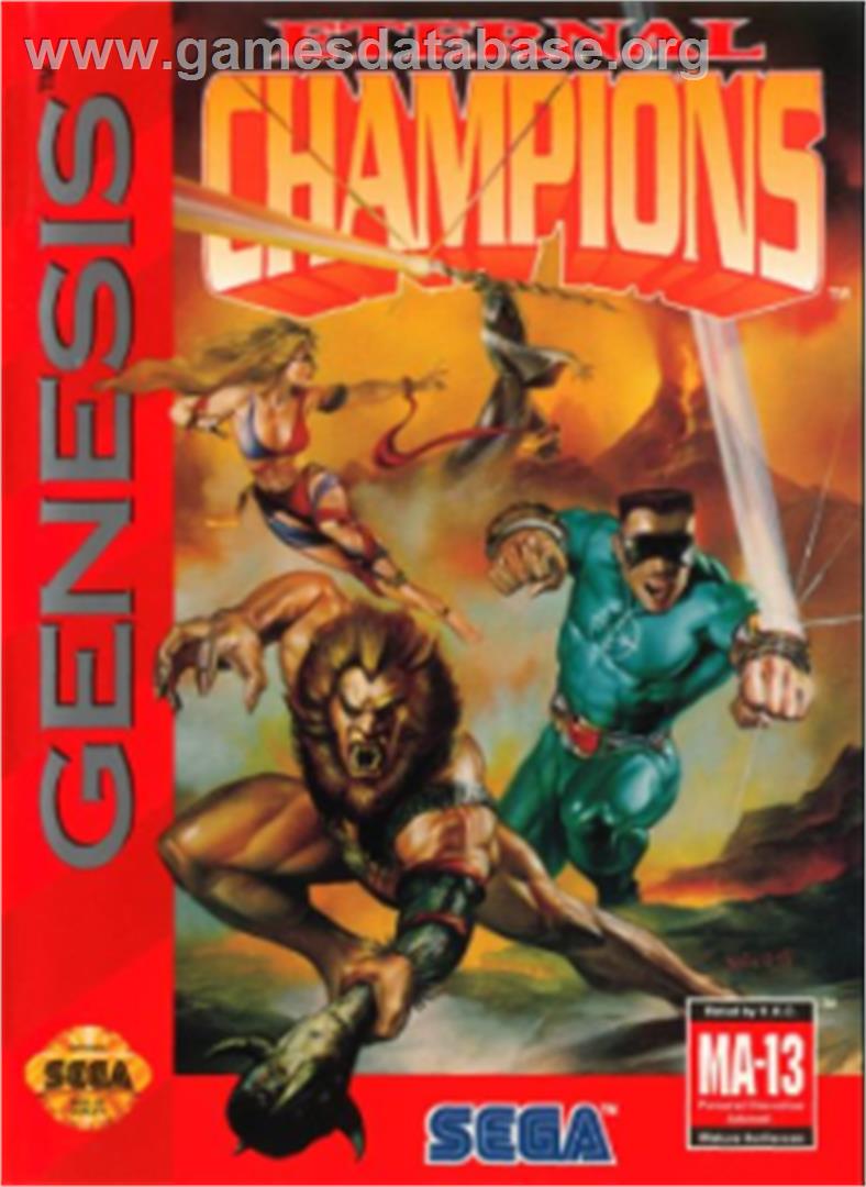 Eternal Champions - Sega Nomad - Artwork - Box