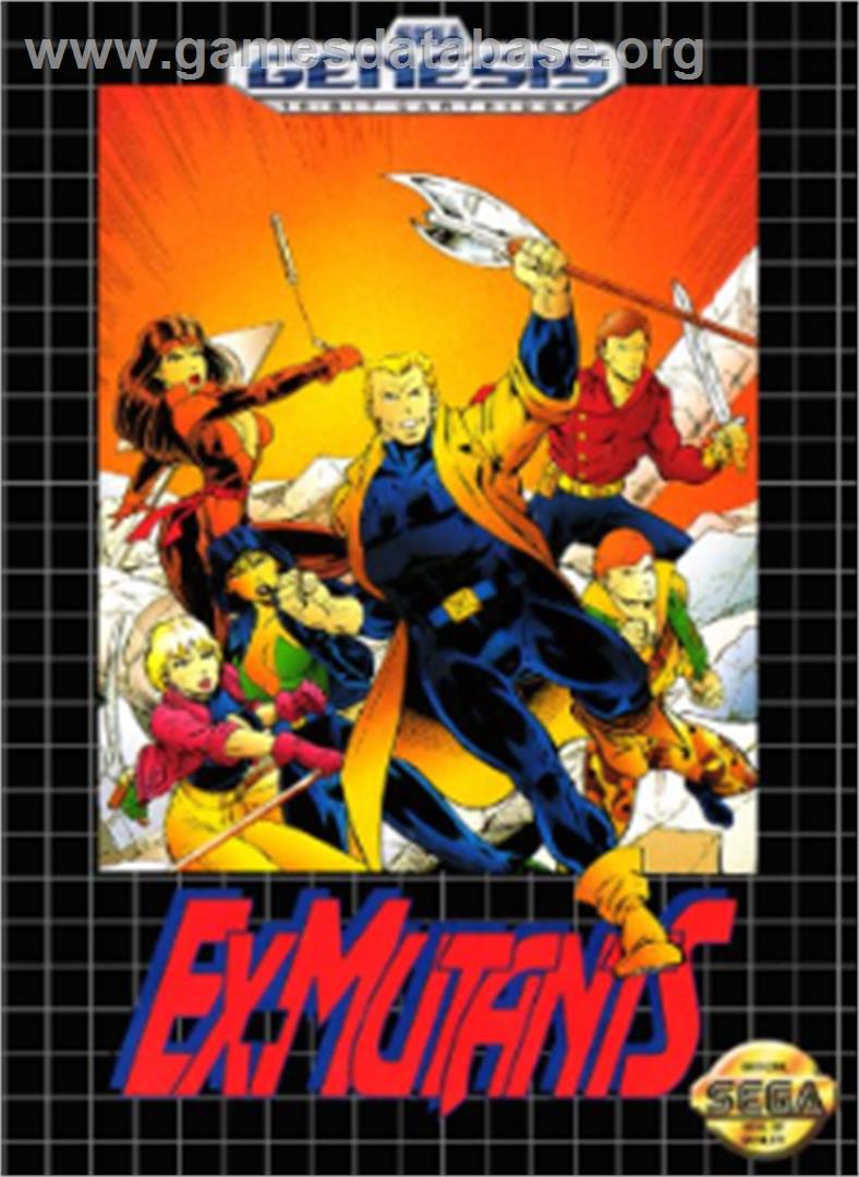 Ex-mutants - Sega Nomad - Artwork - Box