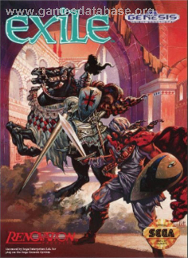 Exile - Sega Nomad - Artwork - Box