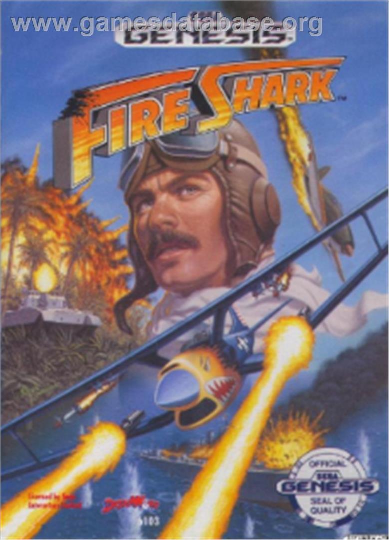 Fire Shark - Sega Nomad - Artwork - Box