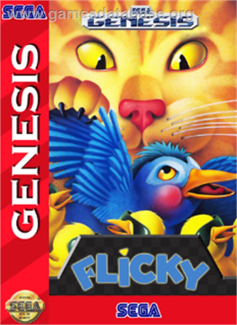 Flicky - Sega Nomad - Artwork - Box