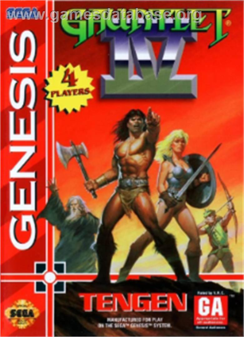 Gauntlet - Sega Nomad - Artwork - Box