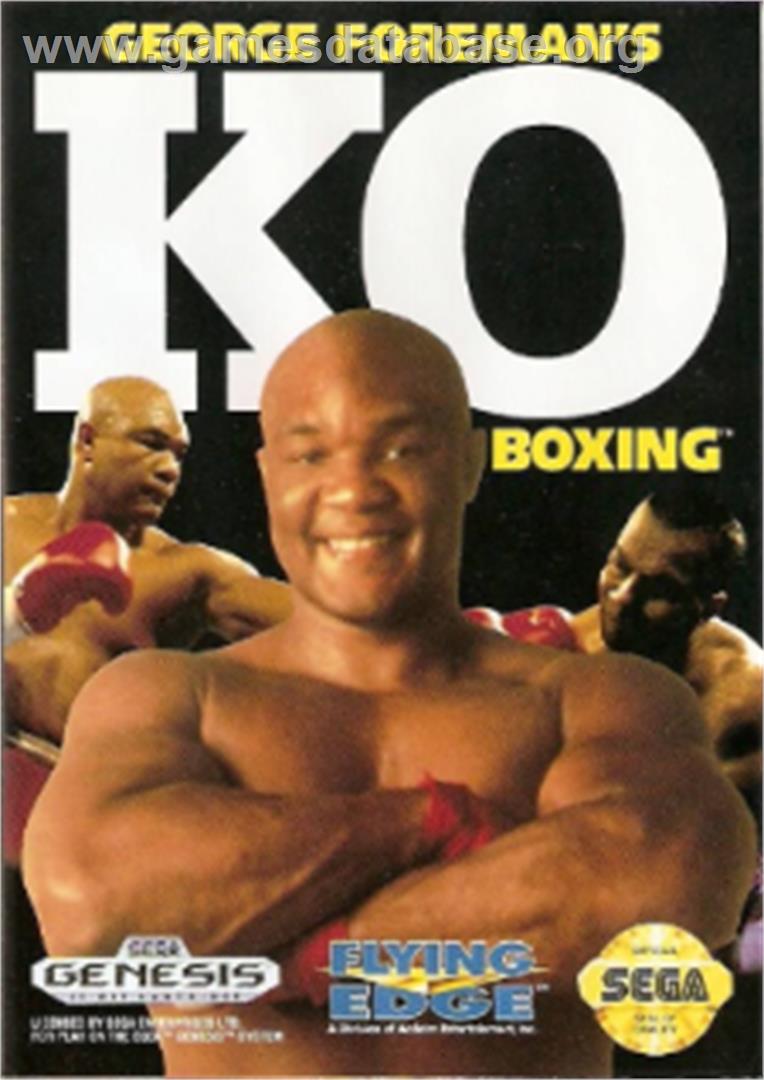 George Foreman's KO Boxing - Sega Nomad - Artwork - Box