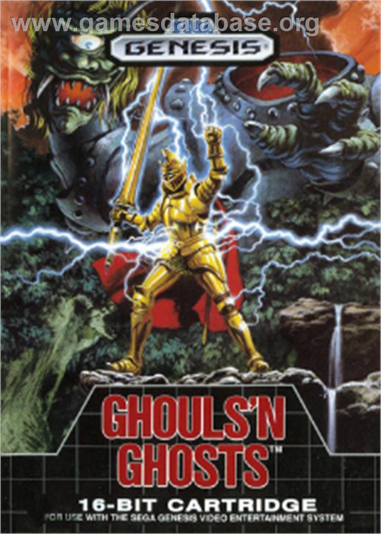 Ghouls'n Ghosts - Sega Nomad - Artwork - Box