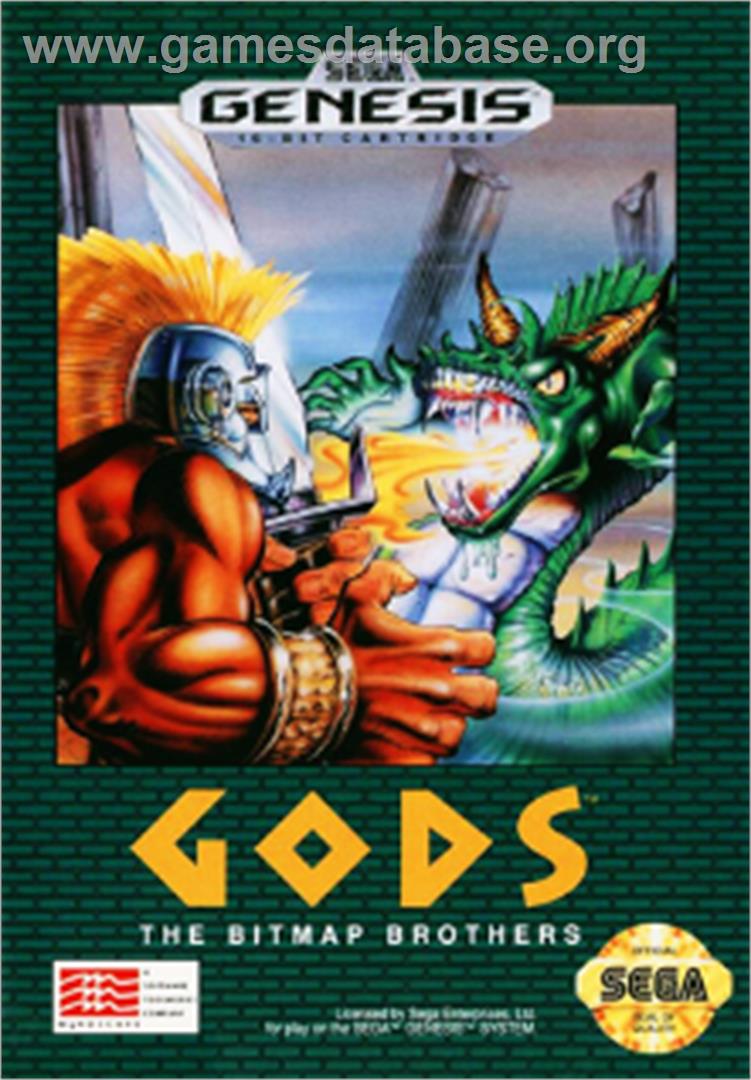 Gods - Sega Nomad - Artwork - Box