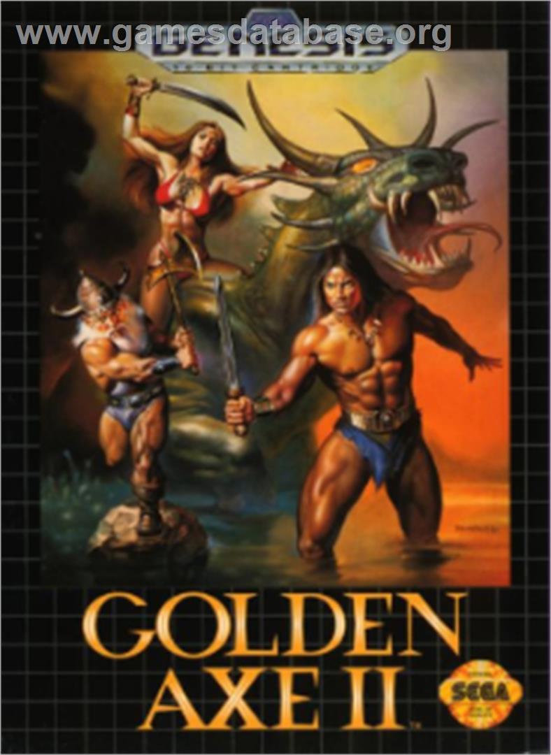 Golden Axe II - Sega Nomad - Artwork - Box