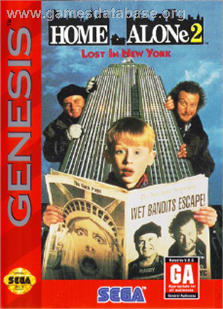 Home Alone 2 - Lost in New York - Sega Nomad - Artwork - Box