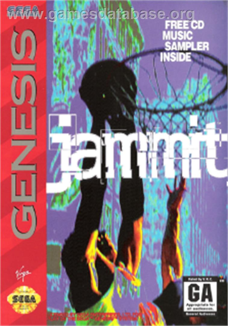 Jammit - Sega Nomad - Artwork - Box