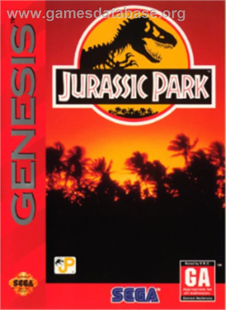Jurassic Park - Sega Nomad - Artwork - Box
