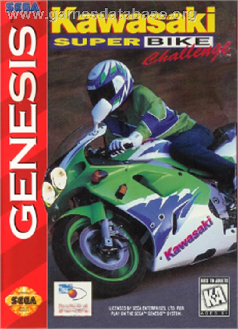 Kawasaki Superbike Challenge - Sega Nomad - Artwork - Box