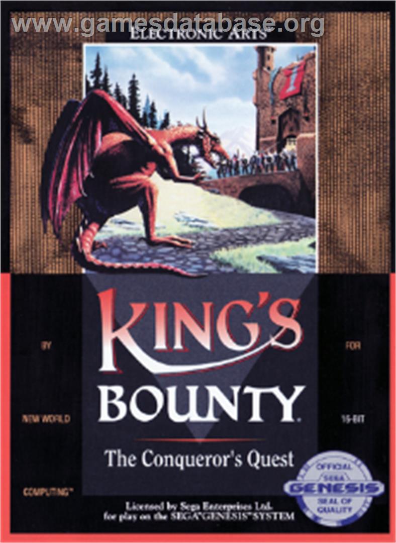 King's Bounty - The Conqueror's Quest - Sega Nomad - Artwork - Box