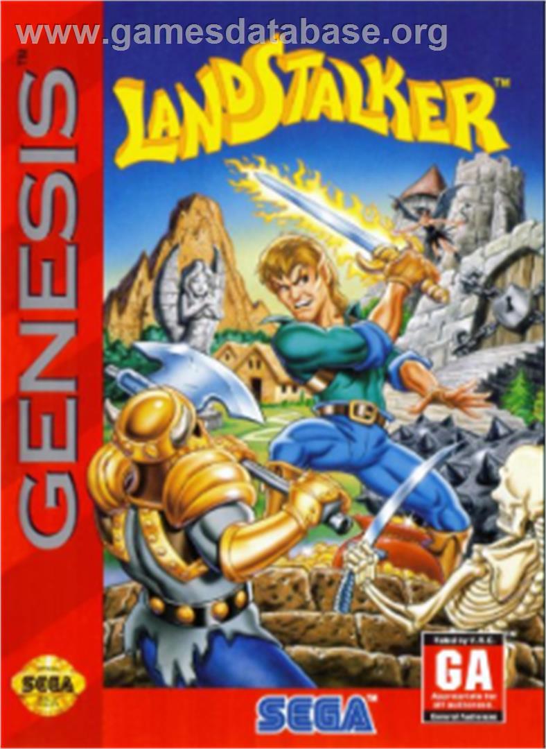 Landstalker: Treasure of King Nole - Sega Nomad - Artwork - Box