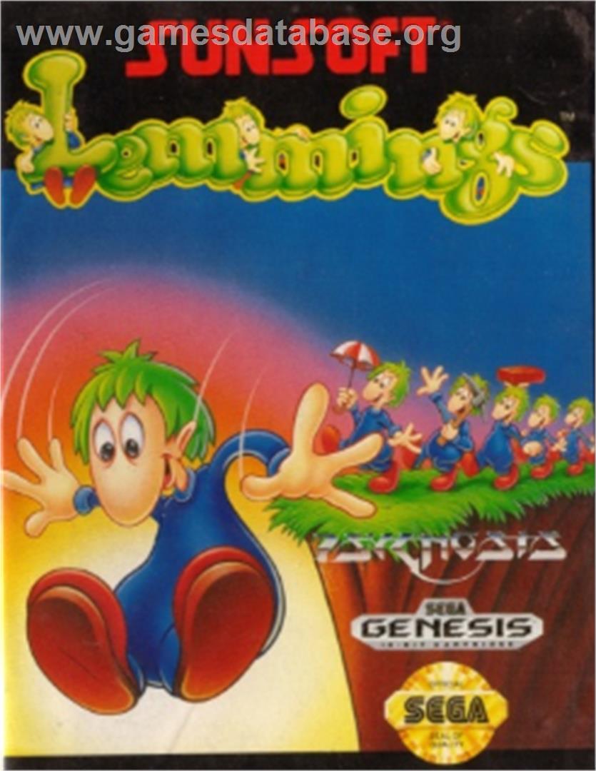 Lemmings - Sega Nomad - Artwork - Box