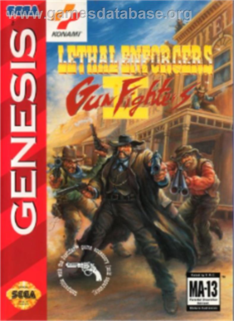 Lethal Enforcers II: Gun Fighters - Sega Nomad - Artwork - Box