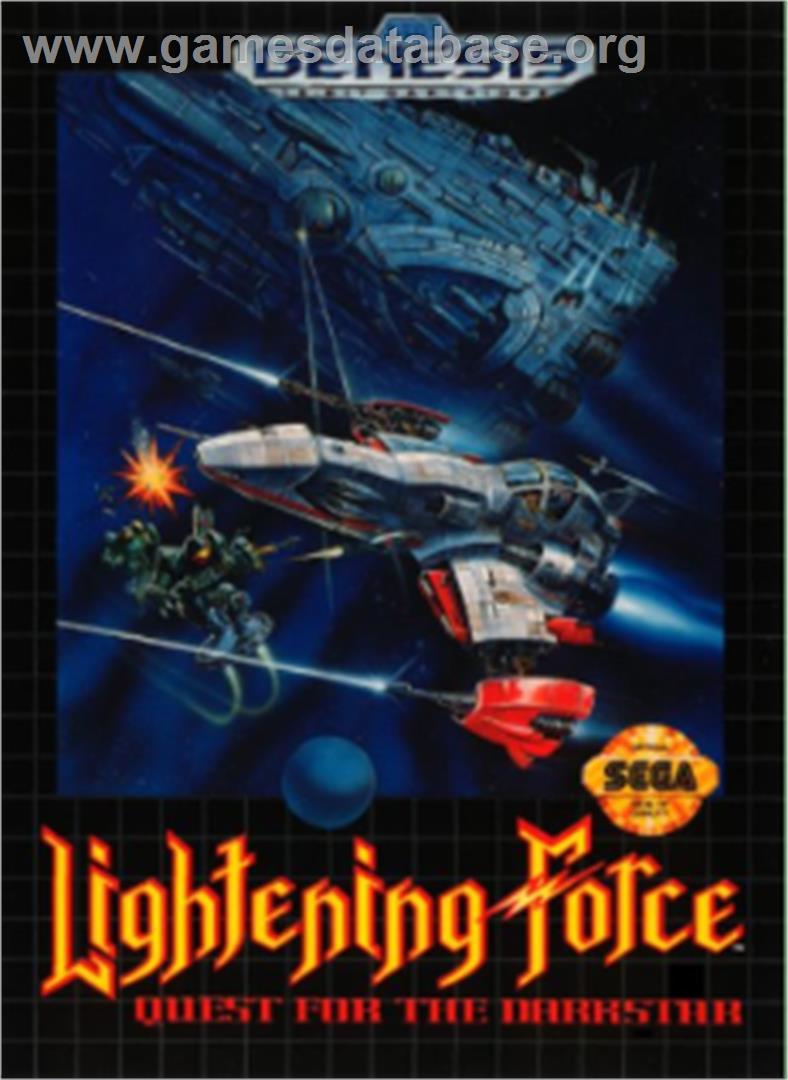 Lightning Force: Quest for the Darkstar - Sega Nomad - Artwork - Box