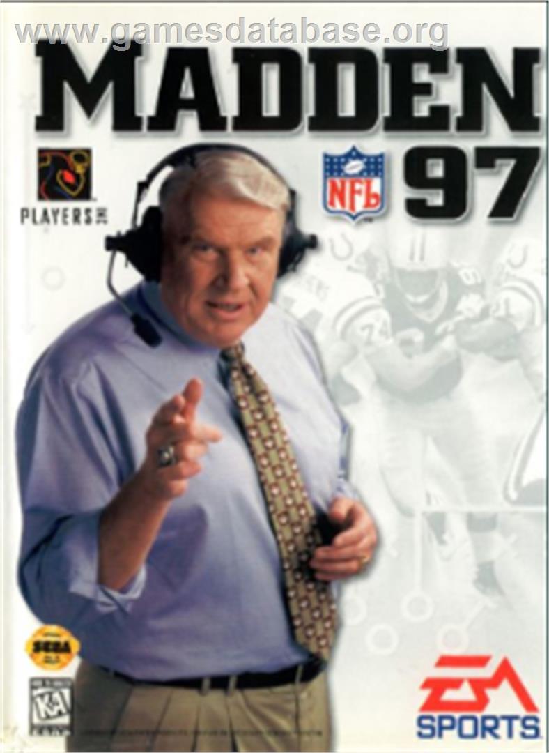 Madden NFL '97 - Sega Nomad - Artwork - Box