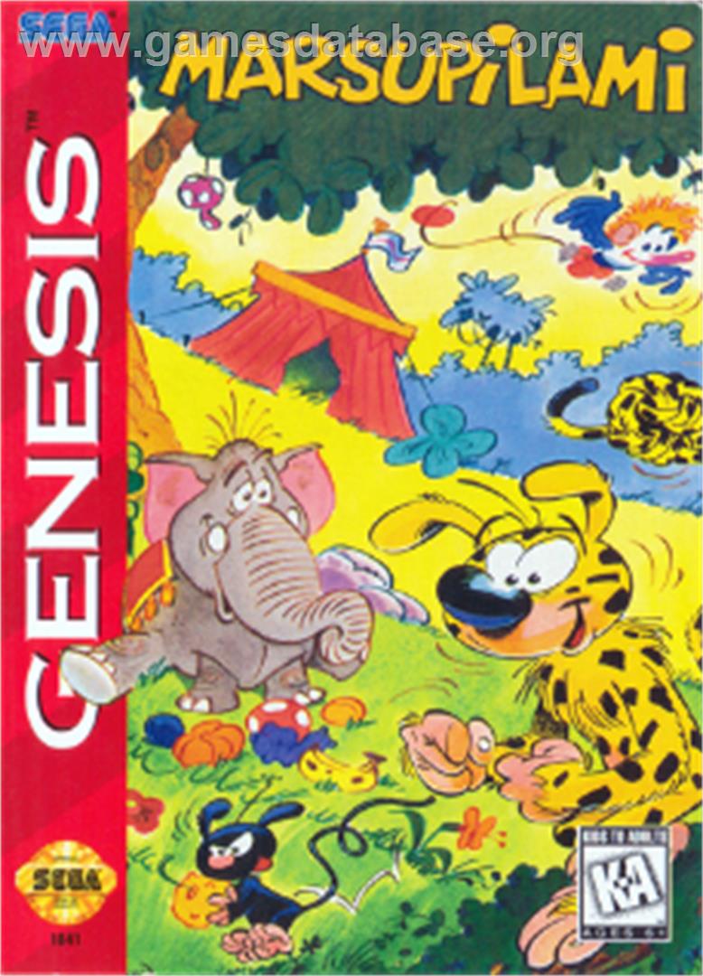 Marsupilami - Sega Nomad - Artwork - Box